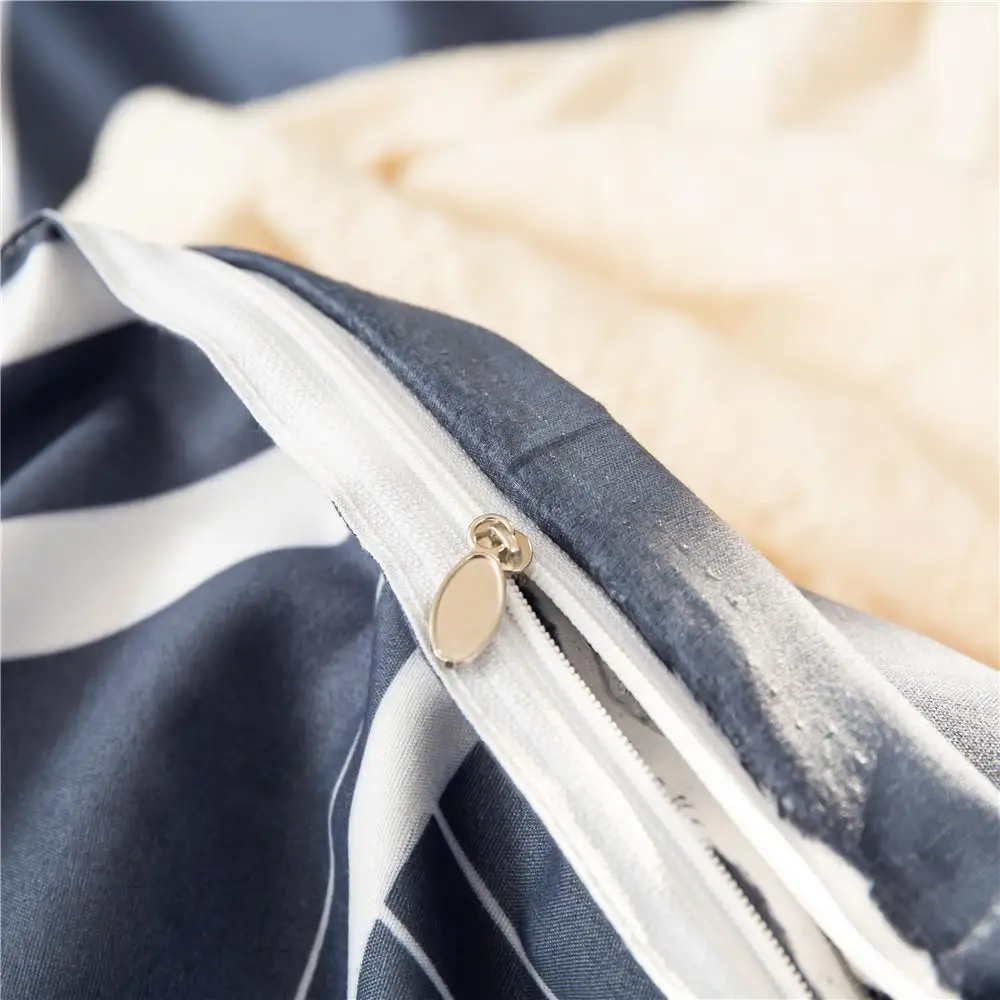 

50 Geometric Pattern Duvet Cover Flat Bed Sheet Pillowcase Bedding Set Soft Skin-friendly Room Decoration Home Textile