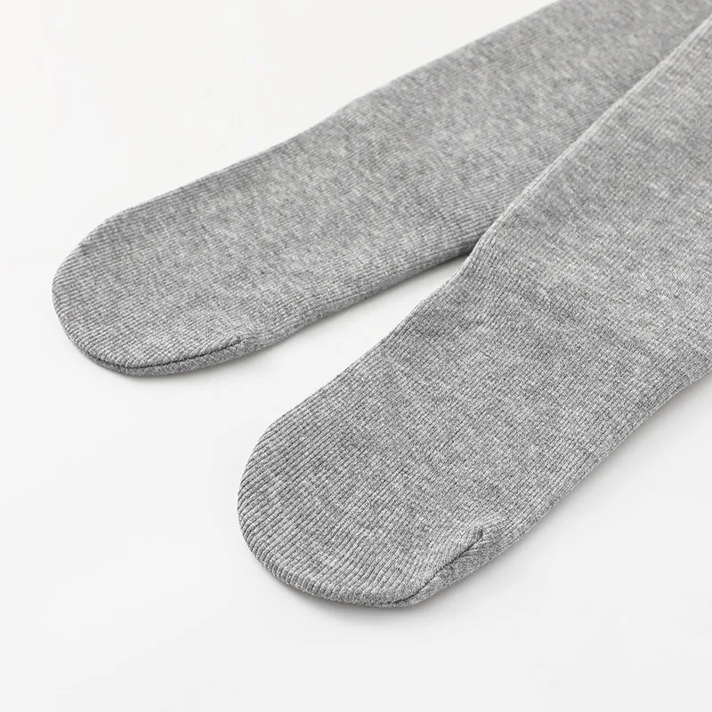 Зимние женские флисовые колготки хлопковые полосатые высокоэластичные плотные