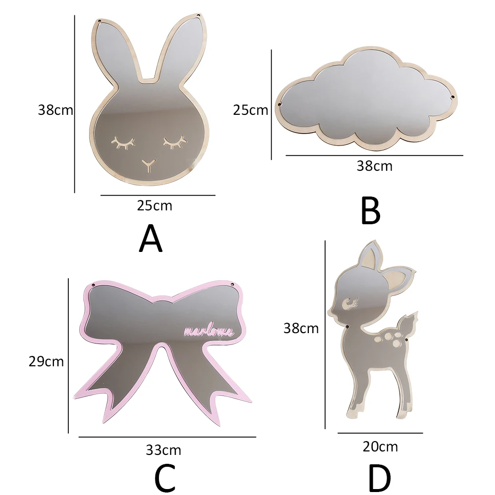 С изображением мультипликационных персонажей для детей Зеркало стикеры