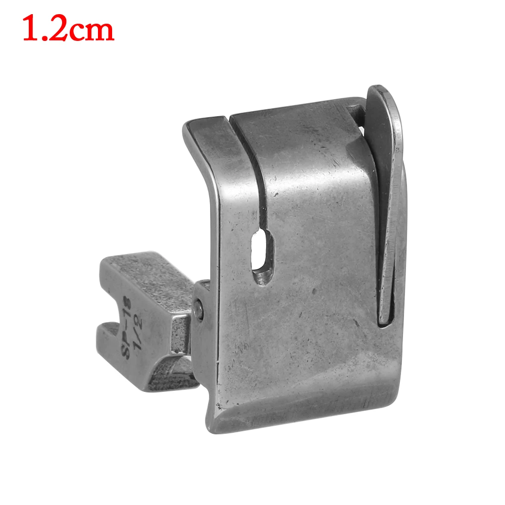 1.2cm 1 шт. металлический лапка на молнии для ног SP-18 промышленный для швейной машины плоская машина движущаяся кромка Одиночная игла Швейные аксессуары - Цвет: 1.2cm
