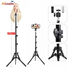 Штатив для парика 152 см, регулируемая подставка для головы из парусины, манекен для парикмахеров, держатель для тренировочной головы, подставка для кукольной головы