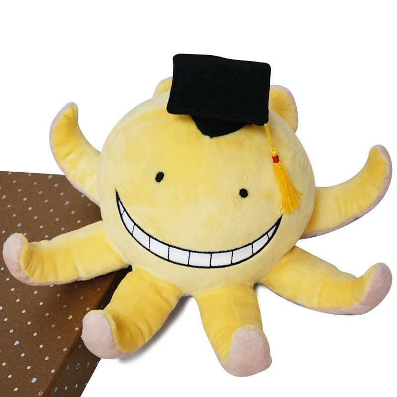 Cute Octopus doll Korosensei Koro Sensei Teacher Plush Stuffed Toys Cartoon Animals Dolls Graduate Kids Assassination Classroom | Игрушки и