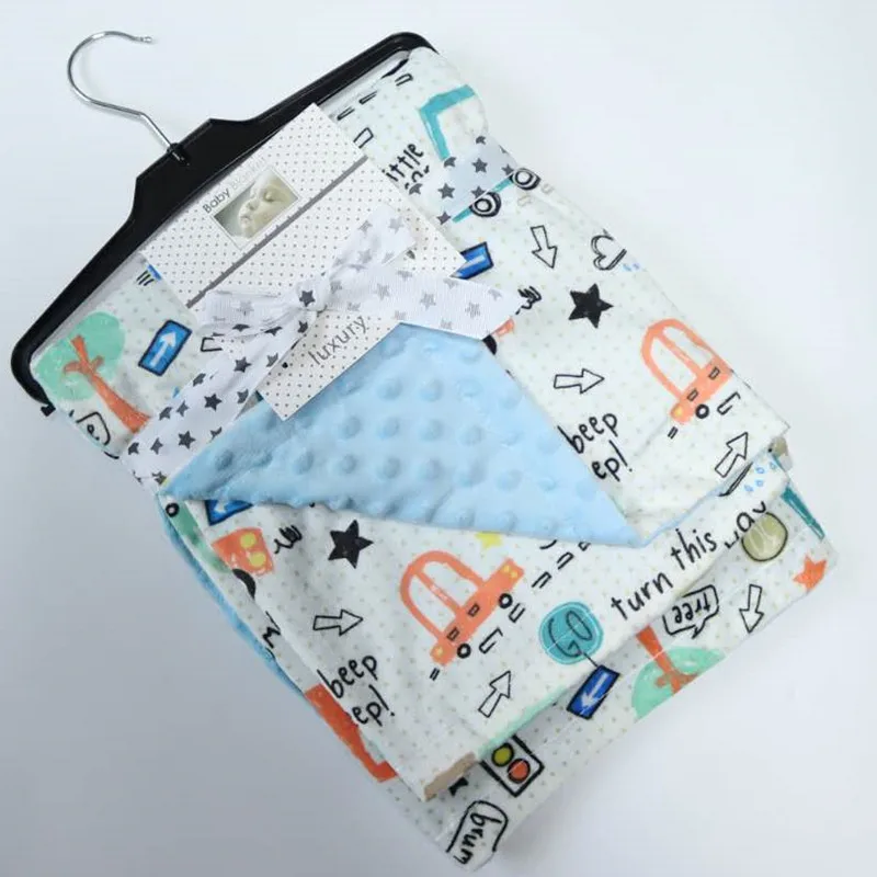 Детское одеяло из теплого флиса с рисунком совы цветочное для младенцев Bebe