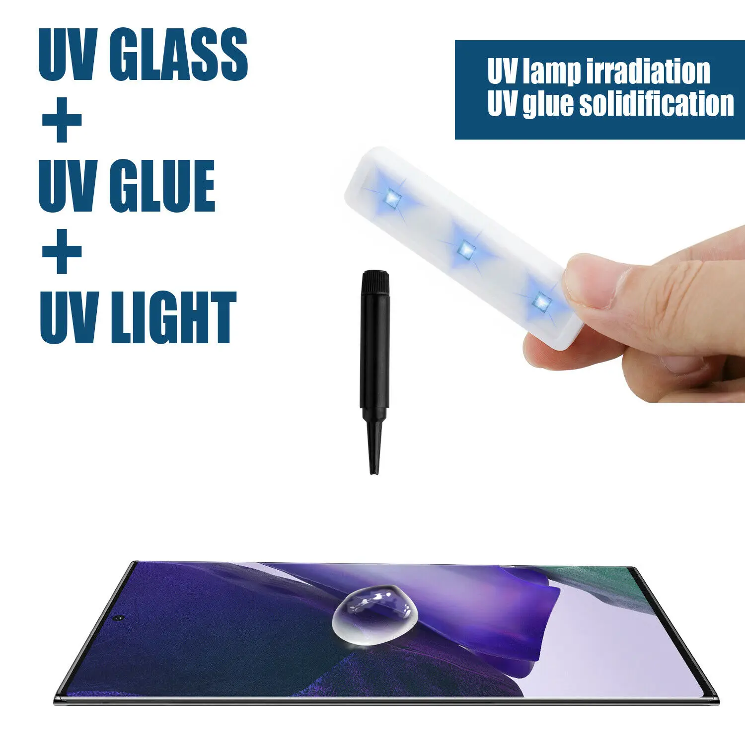 Ультратонкая стеклянная пленка для Samsung Galaxy Note 20 ультраклеевая Защитная экрана