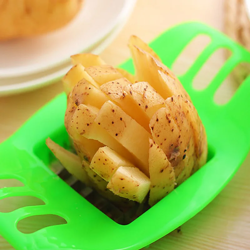 Нержавеющая Сталь Картофеля cuke Chipper делая машину французский картофель резак Slicer