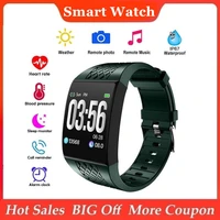 large curved screen smart wristbands fitness bracelet tracker remote control camera music smart band watch men womens watches