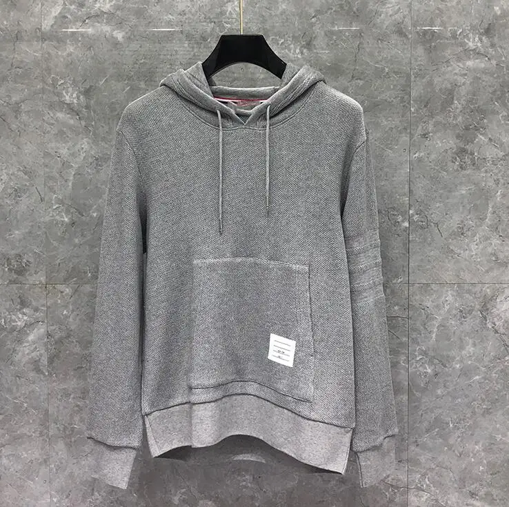 Модная брендовая весенняя одежда с капюшоном TB THOM свободная хлопковая куртка для