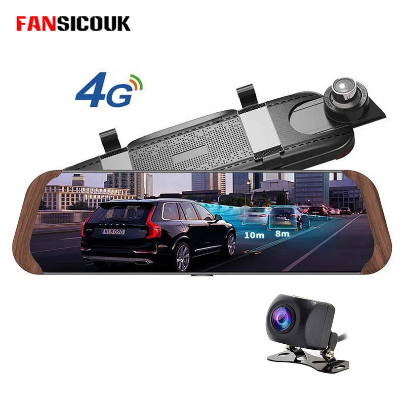 10 ''экран 4G Android автомобильный видеорегистратор Dash камера ADAS gps Bluetooth wifi FHD 1080P удаленный монитор зеркало заднего вида рекордер M786