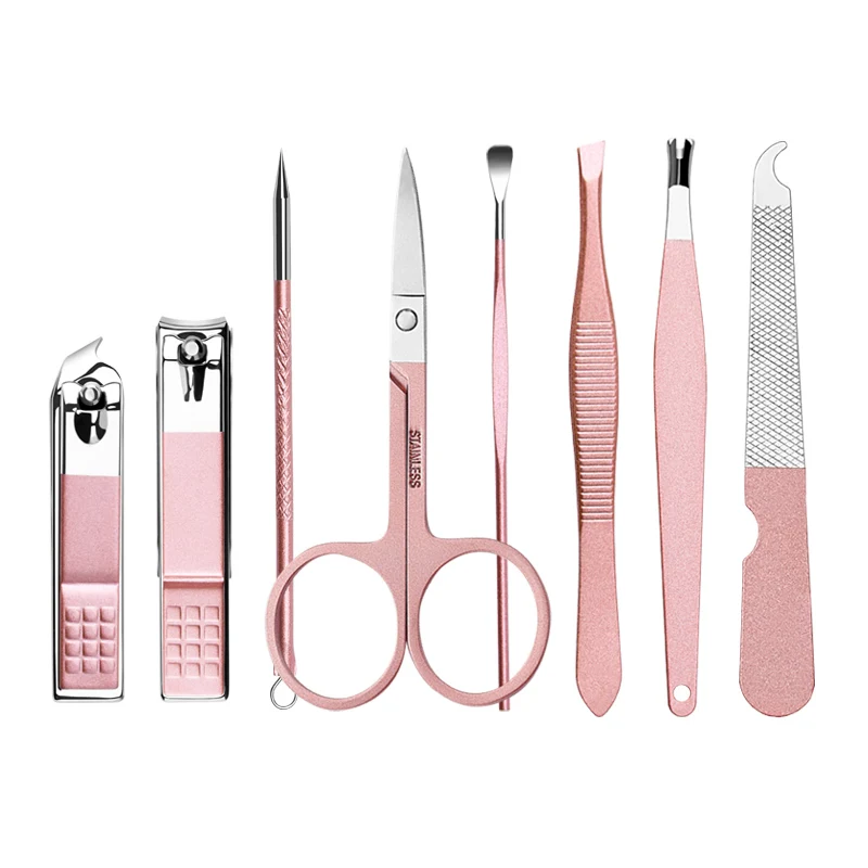 Набор для маникюра из нержавеющей стали 8 в 1|Комплекты и наборы| |