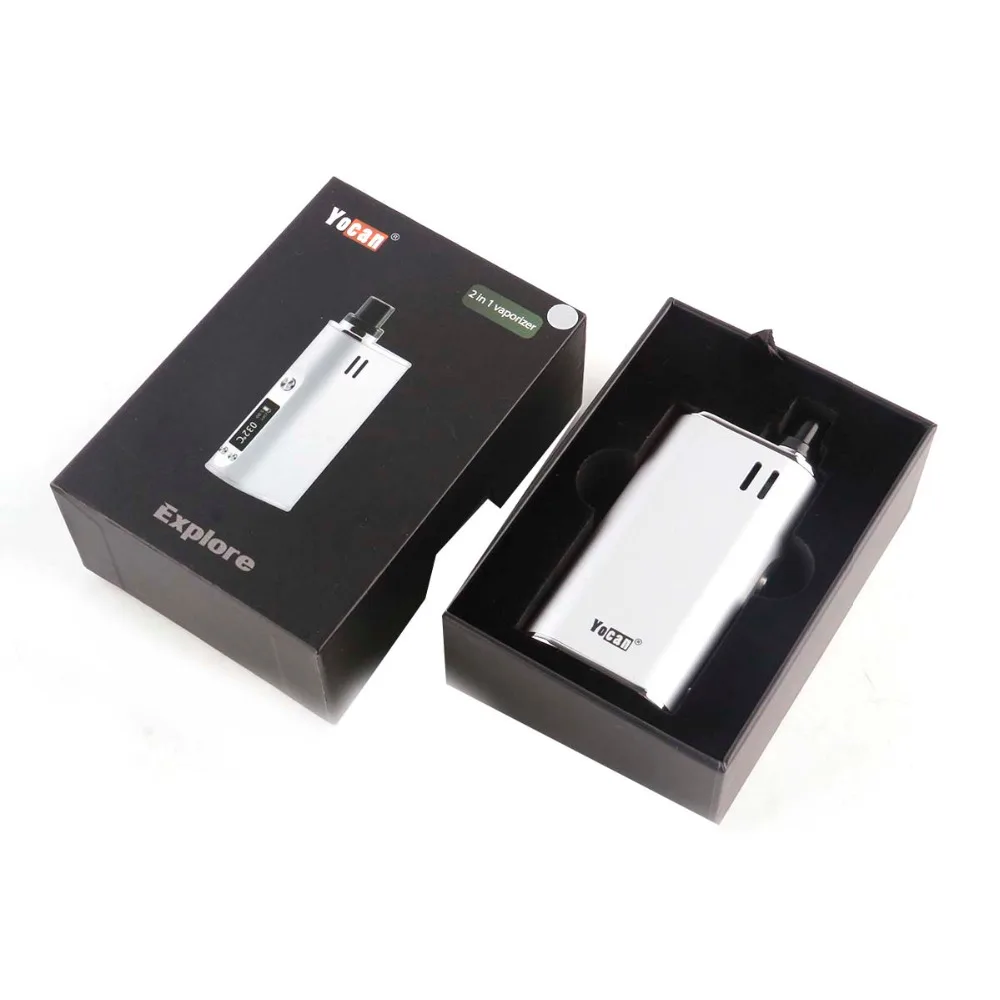 Исследуйте 2 в 1 испаритель мод комплект для воска и сухой травы 2600Mah травяные