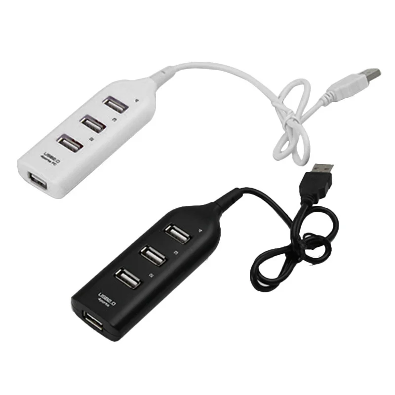 

4 Port Micro Usb Hub 2.0 Usb Splitter High Speed 480Mbps Usb 2.0 Hub Extension Cable Adapter For Tablet Laptop Computer Notebook