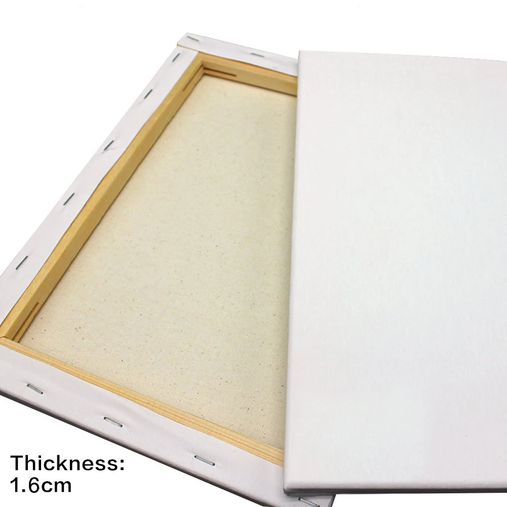 Холст для рисования 30 х40 деревянная рамка из хлопка 4 шт. профессиональный холст