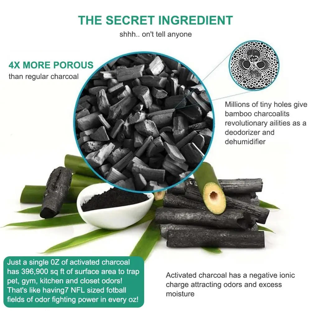 Пакет с активированным углем для удаления запаха и формальдегида освежитель