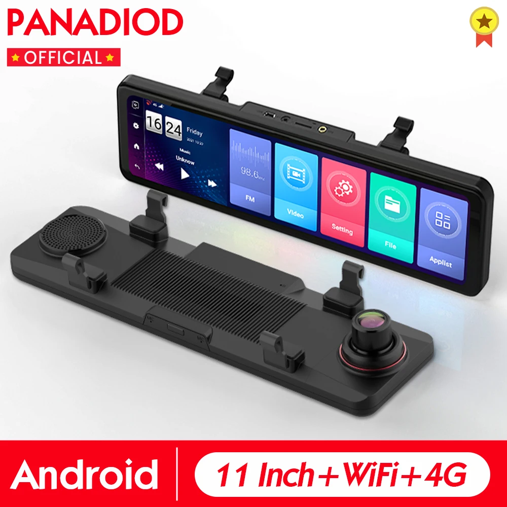 Автомобильный видеорегистратор 11 дюймов 4G Android 8 1 2 ГБ + 32 GPS - купить по выгодной