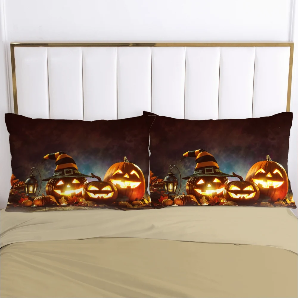 

1pc Cartoon Hallowmas Children's Pillow cover Pillow case Bedding Pillowcase Pillowcovers decorative 50x70 for kids baby Pumpkin