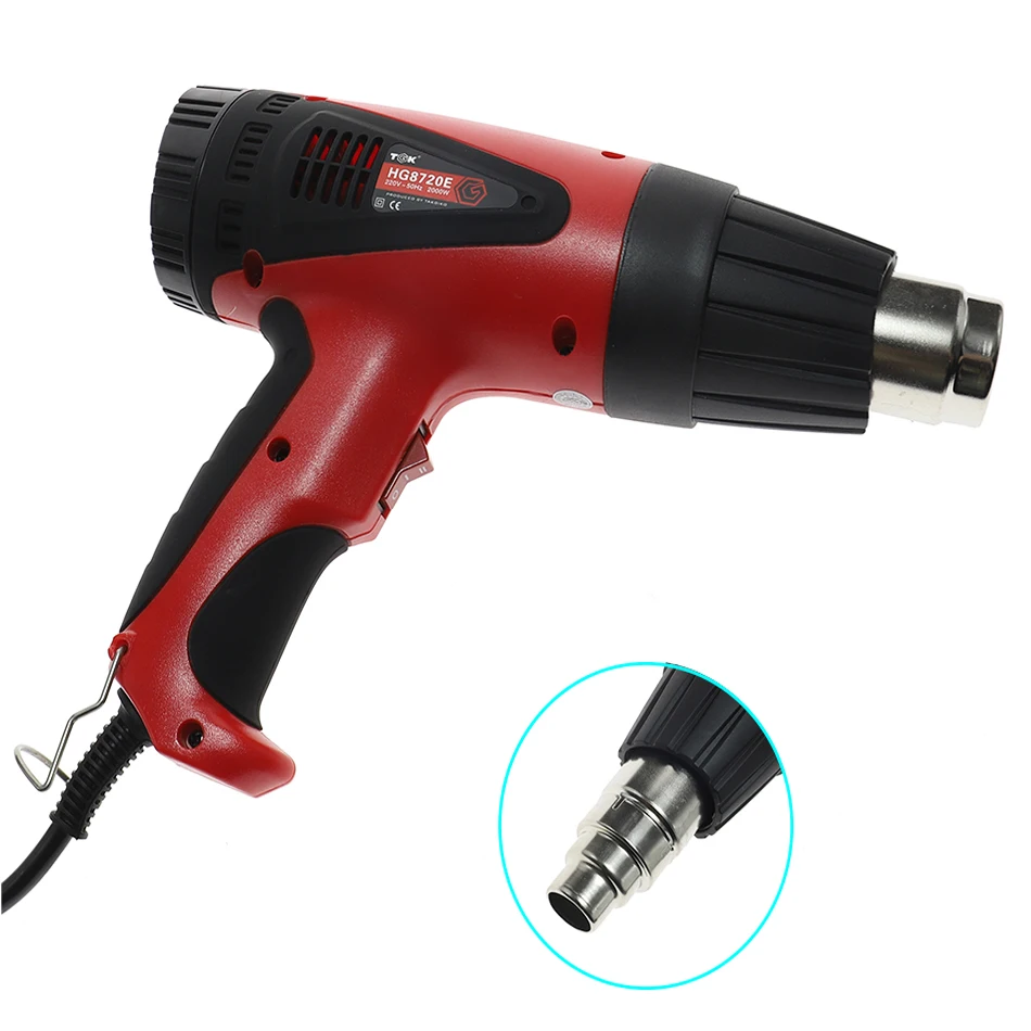 2000W HG8720E цифровой ЖК-дисплей Дисплей электрического фена для волос фен тепло