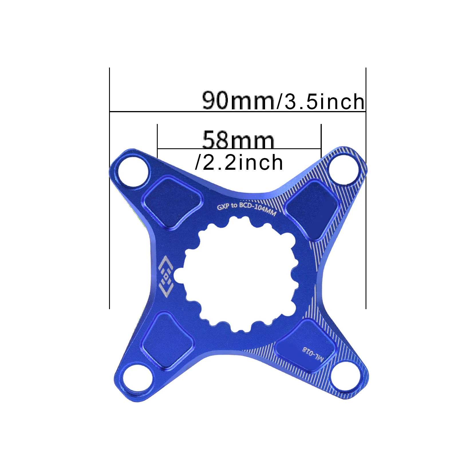 

GXP Crank BB30 Disc Bracket 104BCD Positive and Negative Gear Conversion Seat Bicycle Accessories ASD88