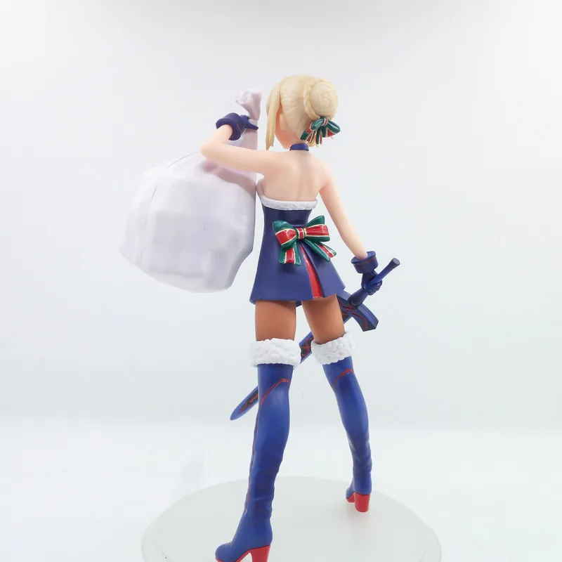 23 см Новинка, лидер продаж, аниме Fate/stay Night Grand Order Saber Arturia Pendragon, Рождественская ПВХ фигурка, коллекция моделей, Подарочная кукла