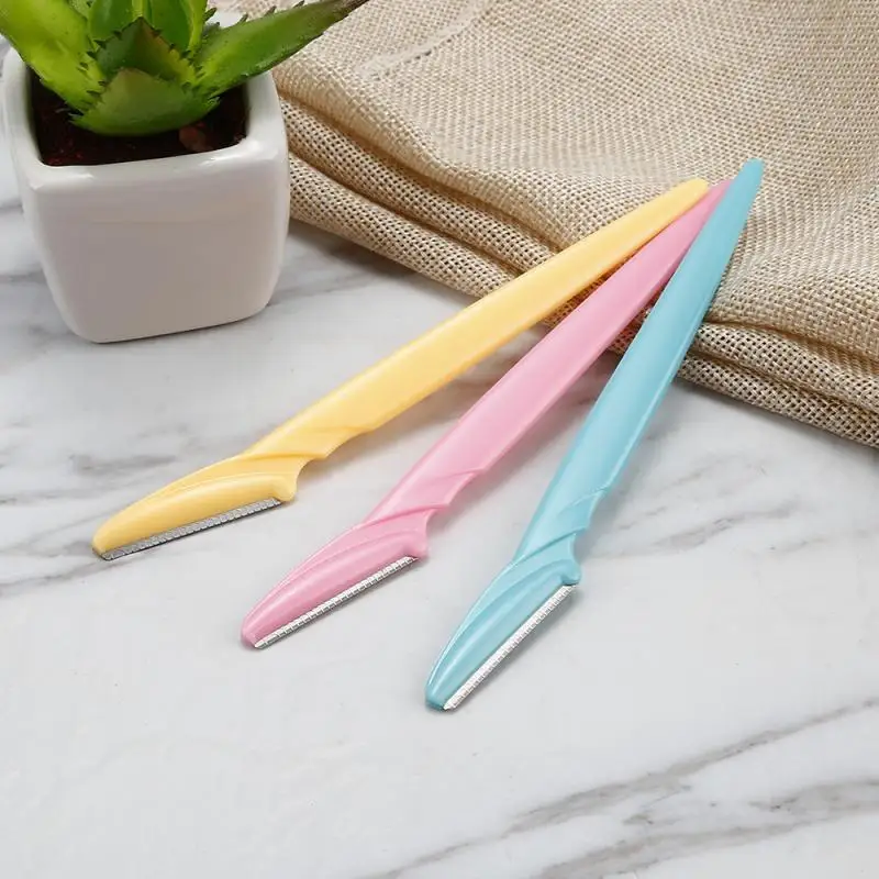 3 шт./компл. портативная Бритва для бровей средство удаления волос на лице триммер