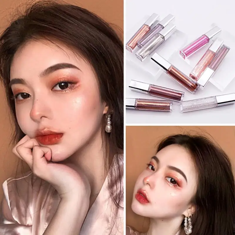 

Long Lasting Shiny Waterproof Liquid Glitter Eyeliner Eyeshadow Makeup Metallic Eye Liner Pen Eye Beauty Party Makeup Tools 1PC