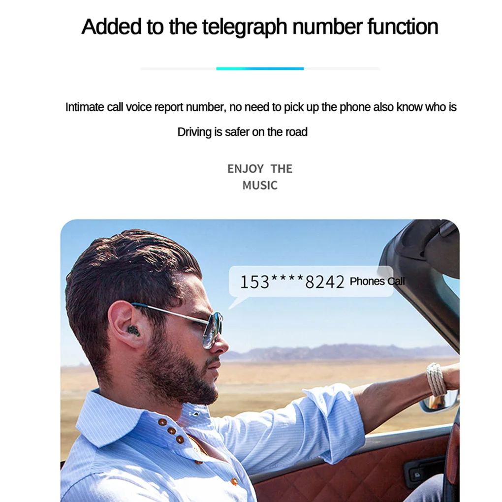 

B9 TWS Wireless Earphones Bluetooth V5.0 In-ear 8D HIFI Stereo Sport Gaming Headphones LED Digital Display For Xiaomi Samsung