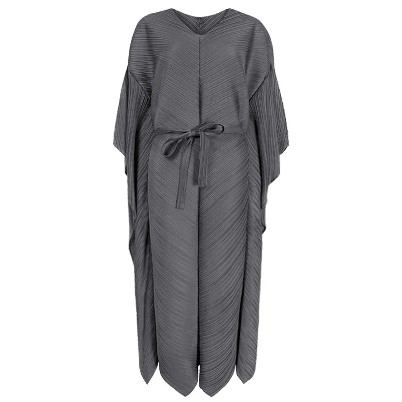 

New Women's Wear 2022 New Splicing Belt Design Loose Oversized Dress