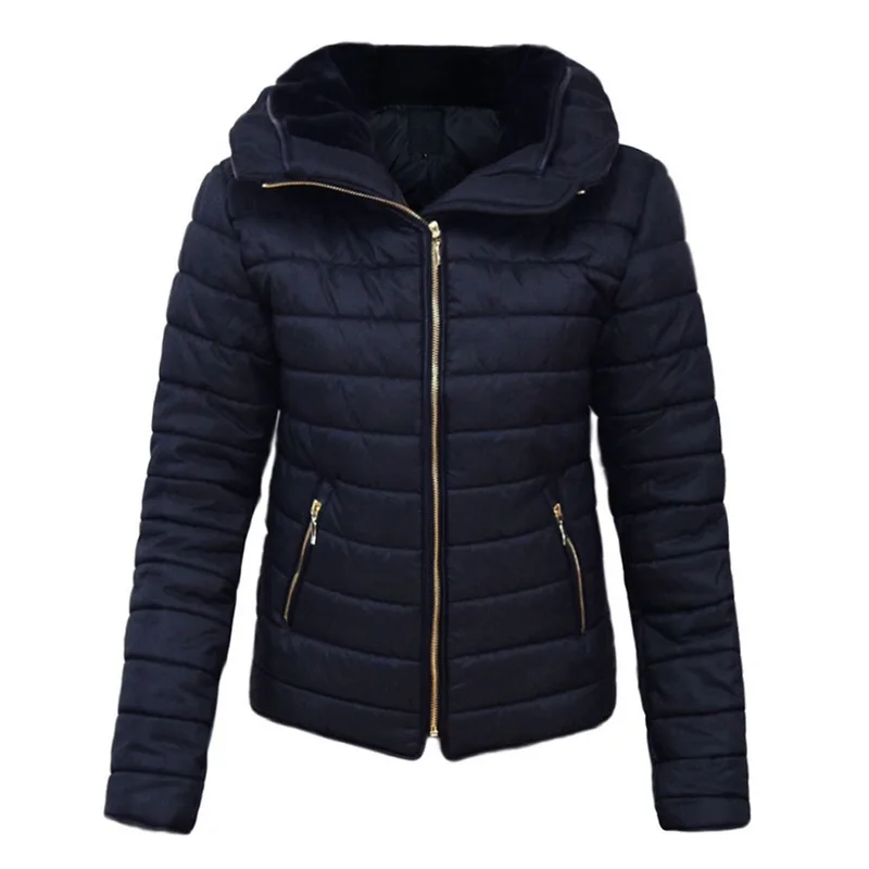 ZOGAA Jackets Women Winter Warm Puffer Jacket Hooded Slim Fit Solid Short Parka Coat manteau femme hiver Mujer | Женская одежда