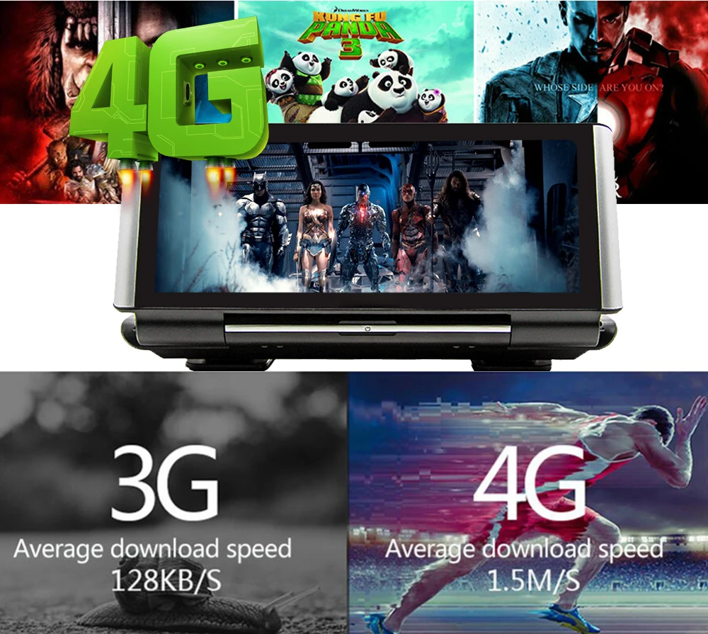 7 дюймов 4G ADAS Android Приборная панель автомобиля DVR gps навигация FHD 1080P двойной объектив видеорегистратор g-сенсор Автомобильный видеорегистратор