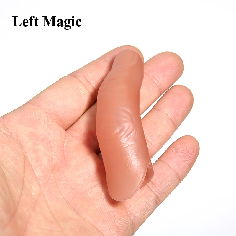 

1pcs Fake Finger Sixth Middle Finger Appearing And Vanishing Magic Tricks Illusion Magician Prop Juegos De Magia Kids Toy