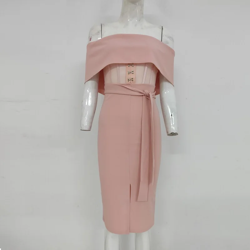 Коллекция модных показов 2020 женское мини облегающее платье для вечеринок с