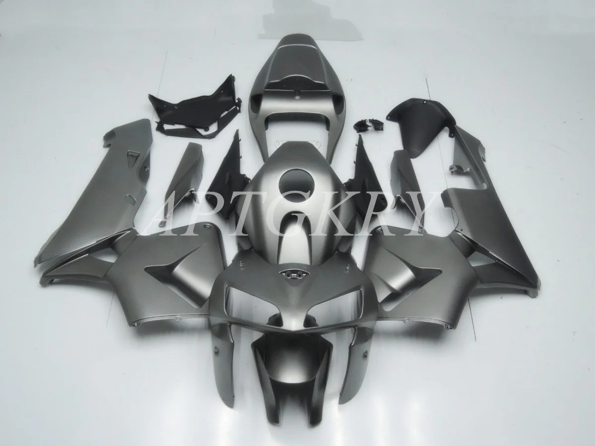 

4 Gifts New ABS Plastic Motorcycle Fairings Kit Fit For HONDA CBR600RR F5 2005 2006 05 06 Bodywork Set Custom Gray