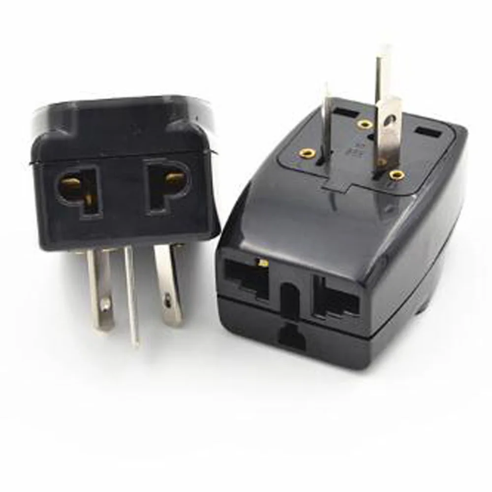 Black 10A/16A 250V 3-into-1 AU 3P electric plug AU/UK/US/EU to Australia new Zealand travel adaptor socket converter Type-D | Электроника