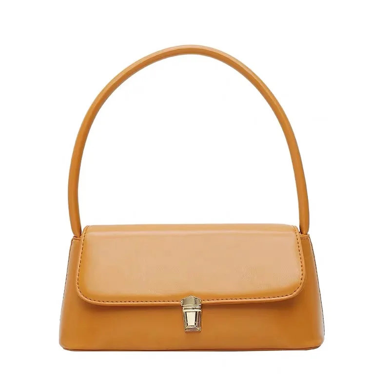 Новая женская Ретро сумка тоут маленькая через плечо Винтажная сумочка Багет