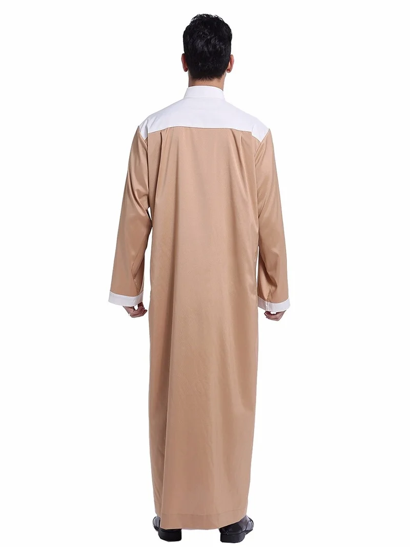 Abayas Eid Musulman De Mode Homme Man Abaya Muslim Dress Robe Saudi Arabia Kleding Mannen Kaftan Oman Pakistan Islam Clothing