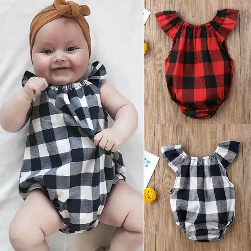 Летнее боди для новорожденных девочек Новый комбинезон Bebes с рукавами мушками