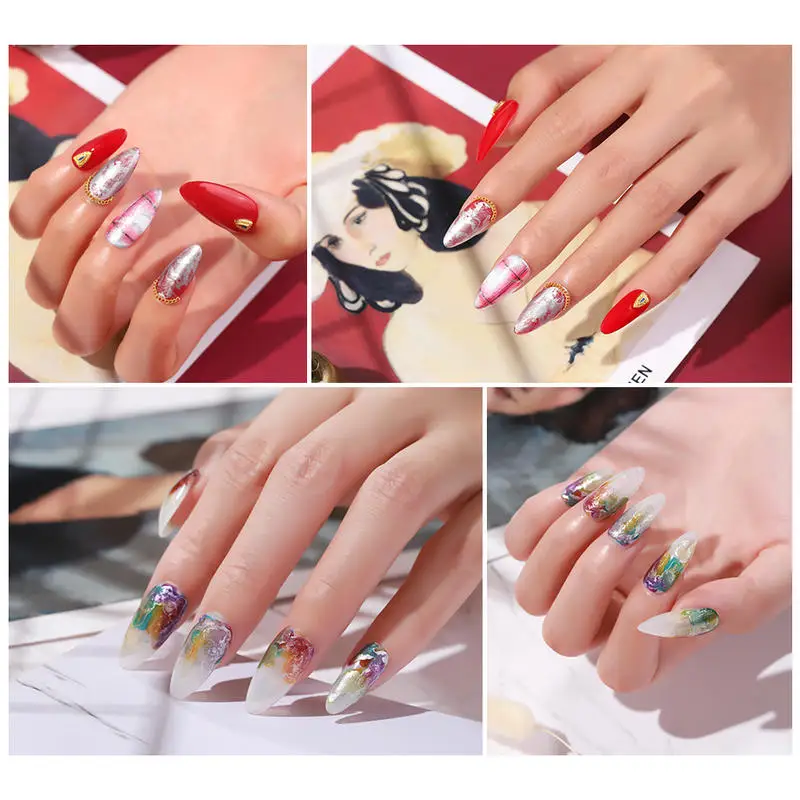 Belen Metallic Blossom Nail Liquid Fast Air Dry Blooming Polish Rose Gold Art Painting Varnish Manicure 10ml | Красота и здоровье