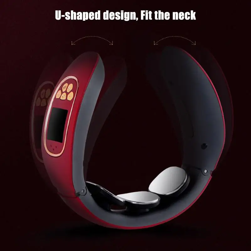 Новый электромагнитный шейный позвоночник бытовой портативный массажный