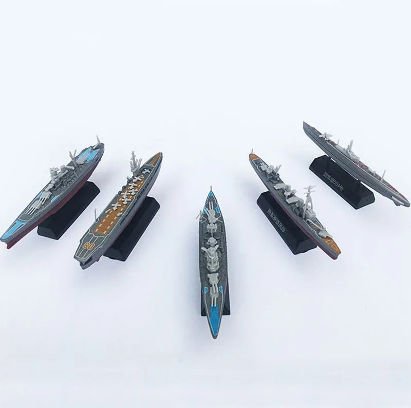 

Модель для сборки пластикового корабля времен Второй мировой войны, 1:2000, 5 шт.