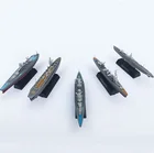Модель для сборки пластикового корабля времен Второй мировой войны, 1:2000, 5 шт.