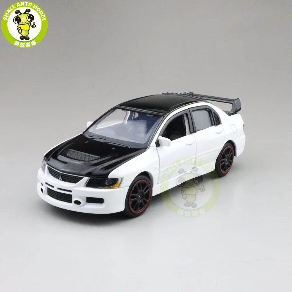 Коллекция 1/32 года Lancer EVO 9 IX модель автомобиля с черной крышей игрушки для