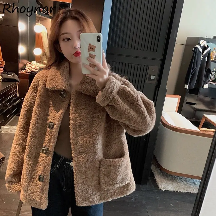

Jackets Women Stylish Solid Sweet Girls Single Breasted Harajuku Popular Preppy Style Basic Teens Elegant Party Classic Vintage
