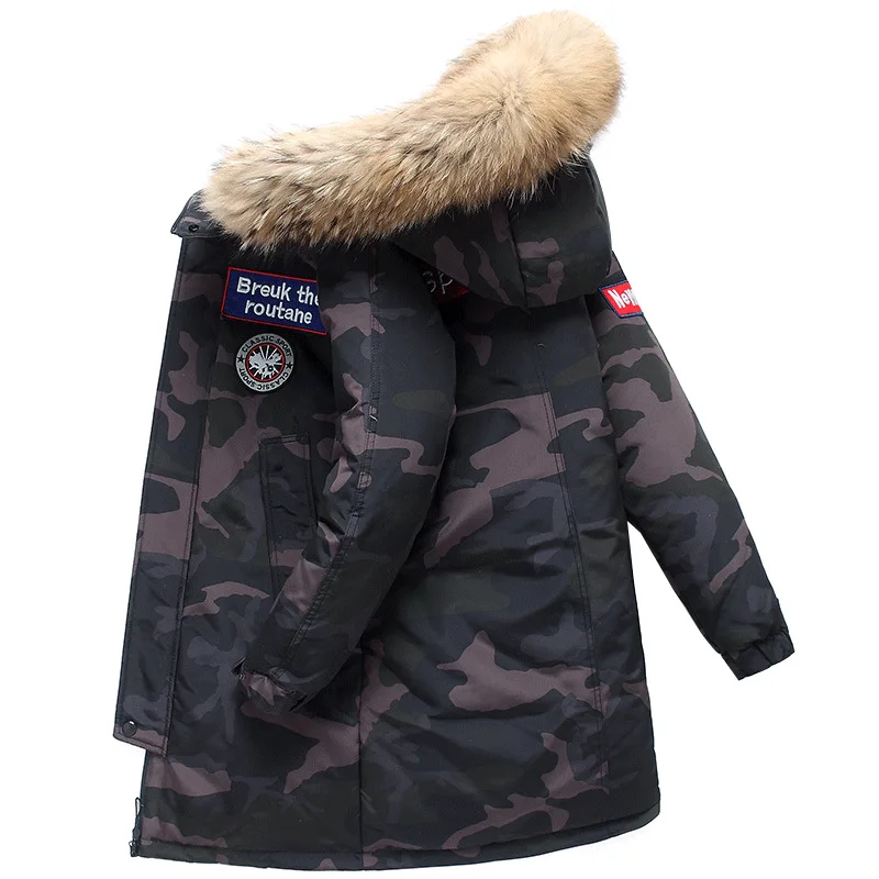 Новинка 2019 зимний пуховик с капюшоном молодежное повседневное мужское длинное