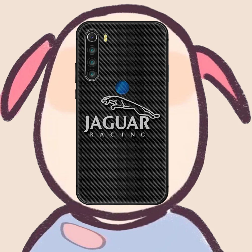 

British car brand Jaguars Phone Case For XIAOMI Redmi Note 5 7 8 T 9 6A 7A 8A 9S K 20 30 Pro black Cover Trend Funda Silicone