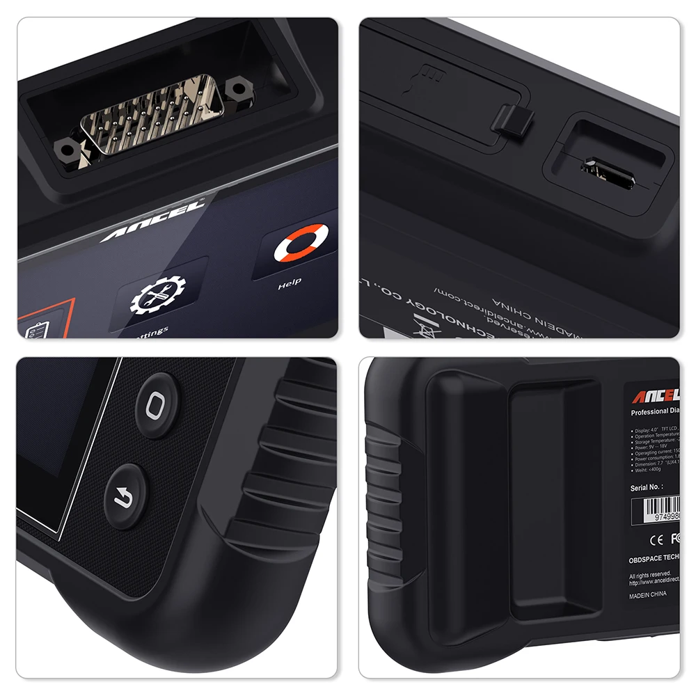 OBD2 автомобильный сканер Подушка безопасности ABS на SAS BMS сброс масла OBD2 автомобильный диагностический инструмент ANCEL FX3000 OBDII сканер обновление бесплатно