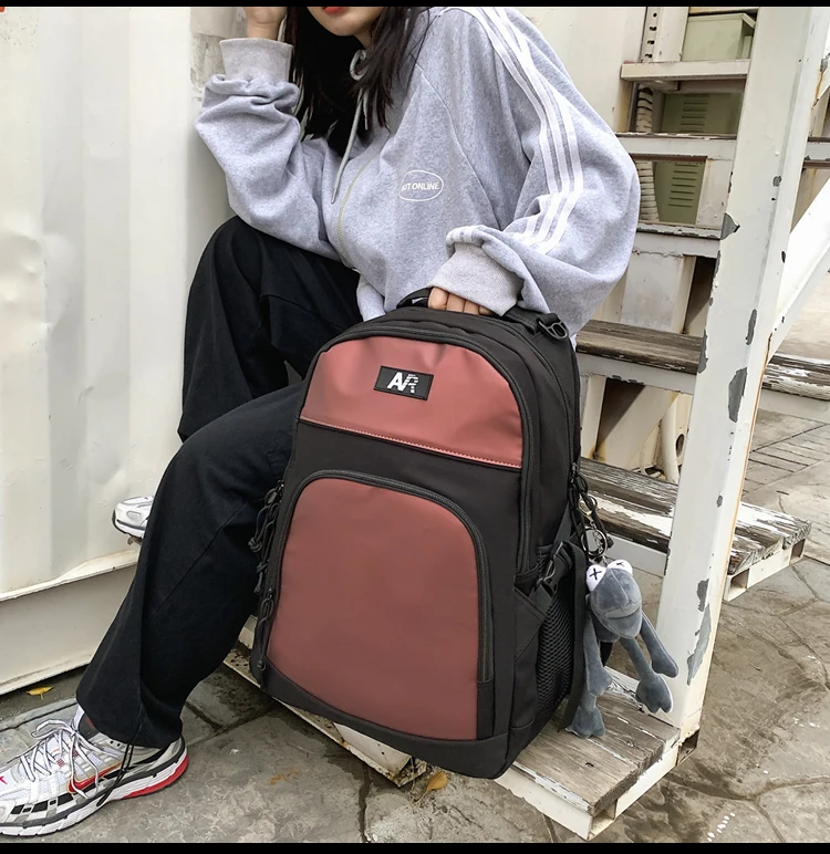 

BB1162 Fashion, simple, casual, large capacity backpack Korean casual large-capacity fashion travel backpack