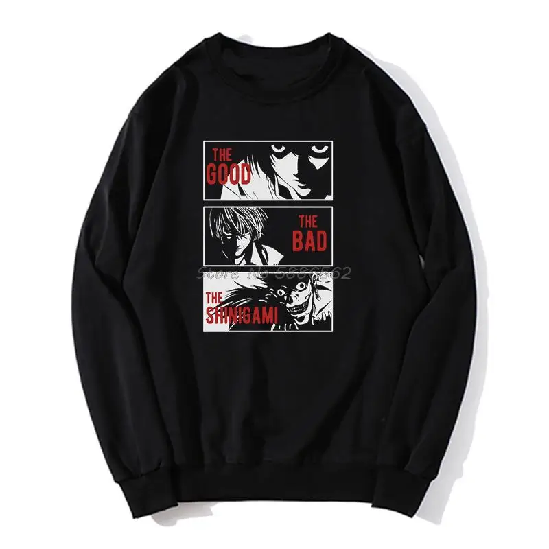 

Hoodie Verano Death Note Nueva Camiseta Dibujos Animados Anime Men Unisex O-neck Hoodies Sweater Sweatshirt Streetwear
