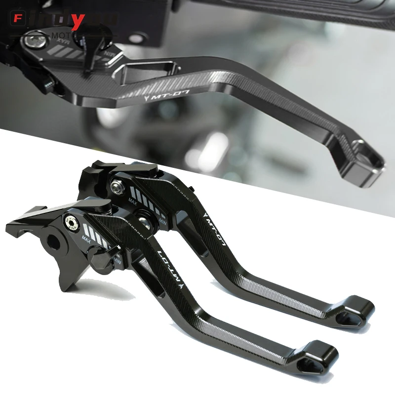 Высокое качество короткие 5D рычаги для Yamaha MT07 FZ07 MT 07 FZ 2014 2015 2016 2017 2018 2019 CNC