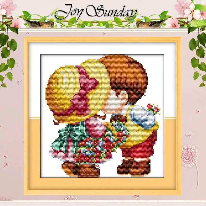 Набор для вышивки крестом из мультфильма &quotневинность&quot 11 14 карат | Дом и сад