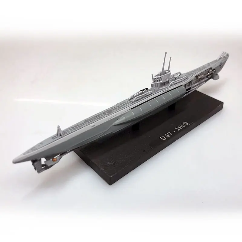 ATLAS 1/350 масштаб Второй мировой войны немецкая подводная лодка U-47 Тип VIIB u-лодка литой металлический военный корабль модель игрушки для подарка, коллекции, детей