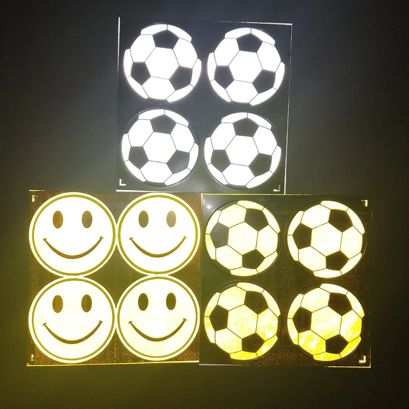 Мейлит 500 светящаяся футбольная отражающая наклейка для автомобиля, мотоцикла, велосипеда, самоката, сумки и шлема.